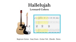 Guitar Tab  Chords  Hallelujah  Acoustic [upl. by Backler]