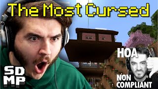 Jschlatt Rates The Most Cursed Homes on SDMP Minecraft with CaptainSparklez Schlatt [upl. by Verene113]