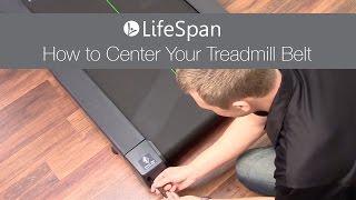 LifeSpan How to Center Your Treadmill Belt [upl. by Gussie]