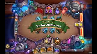 Solution Puzzle Lab Mirror Divine Alignment  Astromancer Arwyn 67 Hearthstone Boomsday [upl. by Nauht615]