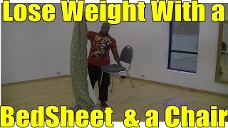 Bed Sheet Workout 1  Home Weight Loss Workout [upl. by Let]