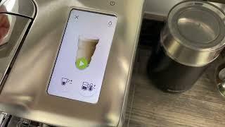 Nespresso Creatista Pro Tips  How to Save Your Own Coffee Recipes and How Many Drinks Can it Store [upl. by Kotz692]