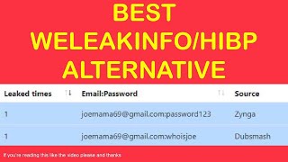 Best weleakinfo Alternative [upl. by Selig]