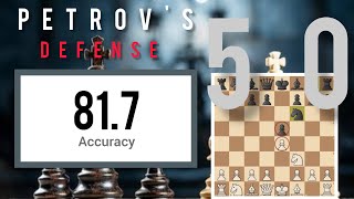 petrovs Defense  50 games as a 900elo player [upl. by Novonod]