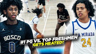 1 Freshman vs The 1 Sophomore PG Got HEATED [upl. by Eindys]