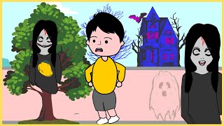 শয়তান ভূত  Part 5  Funny Gost  Bangla funny cartoon videos  B For Borhan [upl. by Nilrah]