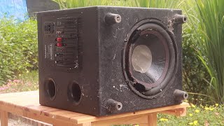 Restoration 12inch subwoofer  Rehabilitate step by step [upl. by Jose430]