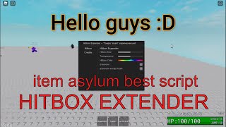 Roblox item asylum Script  Hitbox Extender [upl. by Grantland]