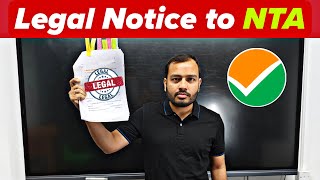 Alakh Sir Legal Notice to NTA  NEET Results Scam 🙏 [upl. by Hsur]