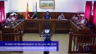 Pleno Extraordinario del Excmo Ayuntamiento de Teba de 22062024 [upl. by Ahrens]