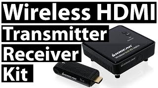 IOGEAR Wireless HDMI Transmitter and Receiver Kit Unboxing [upl. by Aglo554]