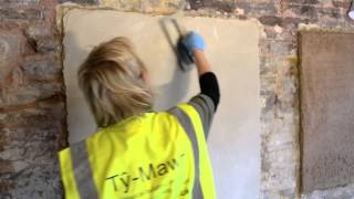 20 Finishing lime plaster smooth and flat [upl. by Castle]