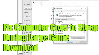 How to keep downloading in sleep mode  Windows 10 [upl. by Shermy]
