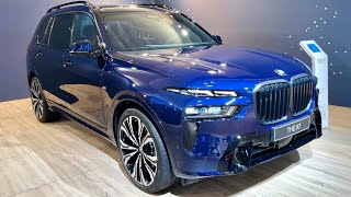 NEW BMW X7 2023 FACELIFT  FIRST LOOK amp visual REVIEW Tanzanite Blue M Sport [upl. by Anaujik]