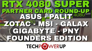 9 Card RTX 4080 Super Review Roundup ASUS MSI Palit Gigabyte PNY Zotac Galax amp NVIDIA [upl. by Nothgiel33]