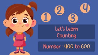 Counting Numbers in English 401 to 600 [upl. by Honeyman]