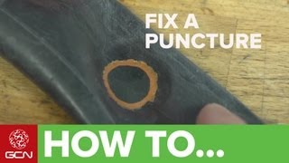 How To Fix A Bike Puncture  Repairing An Inner Tube [upl. by Kela581]