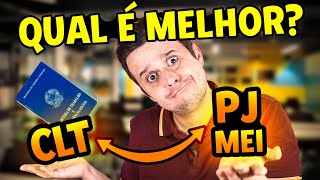 O QUE DÁ MAIS DINHEIRO PJ OU CLT VALE DEIXAR A CARTEIRA ASSINADA PARA EMPREENDER COM PLANILHA [upl. by Neila]