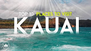 The Top 10 BEST Places to Visit in Kauai Hawaii 2023 [upl. by Oys424]