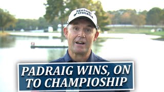 Padraig Harrington Wins amp Advances To Champs Tour Championship [upl. by Heidt]