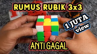 Tutorial rubik untuk pemula  cara main rubik anti gagal [upl. by Galitea]