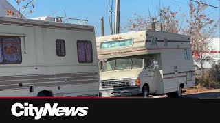 Calgary RV residents granted temporary permit to park on Moraine Rd NE [upl. by Aneeh]