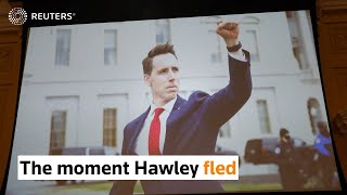 The moment Hawley fled [upl. by Aggy]