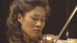 Kyung Sun Lee playing Brahms Violin Concerto Part 3 [upl. by Yeniffit]