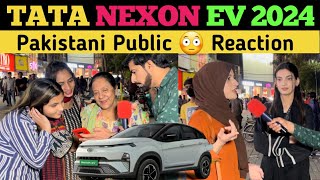 Tata Nexon EV 2024  India New Cars  Electric Cars  Pakistani Public Reaction [upl. by Issor]