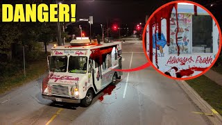 IF YOU SEE BLOOD ON AN ICE CREAM TRUCK STAY AWAY ITS A TRAP [upl. by Cam]