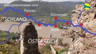 MS AMELIA unterwegs auf der DONAU Teil 1  Flusskreuzfahrt mit Phoenix I PHOENIX Reisen TV Folge 82 [upl. by Eneja]