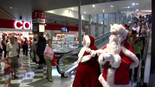 SANTA ARRIVAL 2014CAMPBELLTOWN MALL NSW SHOPPING CENTRE [upl. by Melan]