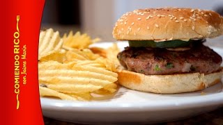 Hambuguesa San Antonio  San Antonio Burger  Burger and Fries [upl. by Barthelemy]