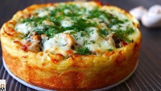 Осталось Пюре Я Знаю Что Сделать  Potato Pie Recipe [upl. by Erleena]