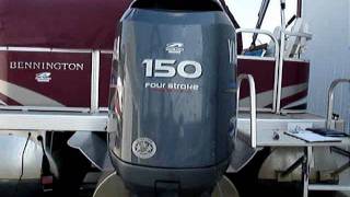 2007 FOUR STROKE 150 HORSEPOWER YAMAHA OUTBOARD BOAT MOTOR [upl. by Dylane]