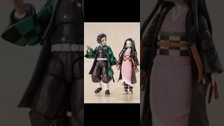 Sh figuarts Demon slayer Tanjiro and nezuko bandai shfiguarts [upl. by Cynarra548]