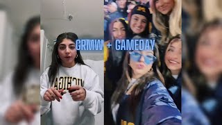 Milania Giudice  GRWM  Gameday At University Of Michigan 💙💛  Vlog [upl. by Satsok938]