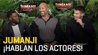 Entrevista a los actores de Jumanji Bienvenidos a la jungla [upl. by Uhayile36]