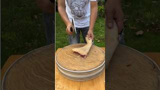 Ginkgo wood is resistant to cutting a choppingyoutubeshortsviralvideoshortsviralshortsytshort [upl. by Trula666]