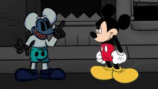 FNF PhotoNegative Mickey vs Mickey mouse sings confronting yourself [upl. by Otilrac]