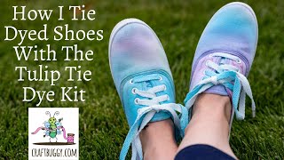 How to Tie Dye Shoes [upl. by Hazard]