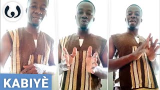 Nzonou speaking Kabiyè  NigerCongo languages of Africa  Wikitongues [upl. by Anahtor]