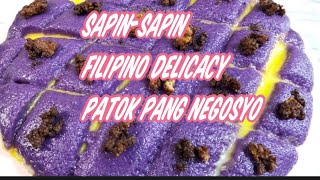 HOW TO MAKE SAPINSAPIN FILIPINO DELICACY SIMPLE AND EASY RECIPE BUSINESS IDEA BY HANNA COOKING [upl. by Sarine]