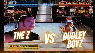 The Z vs The Dudley Boyz zremastered wwfsmackdown ps1 [upl. by Rann735]