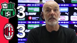 SASSUOLOMILAN 33 PIOLI QUEL RIGORE 9 SU 10 LO FISCHIANO TESTA A ROMA OGGI RISULTATO BUGIARDO [upl. by Latrice]