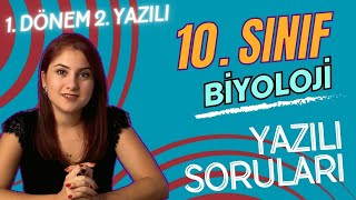 GÜNCEL 10 SINIF BİYOLOJİ 1 DÖNEM 2 YAZILIYA HAZIRLIK  PDF [upl. by Eenimod]