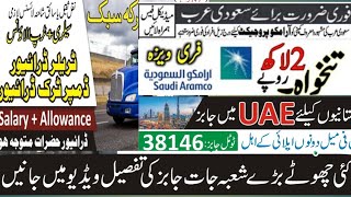 Aramco project jobs in saudi arabia💯Pipeline jobs 👌TRANSGUARD jobs in dubai 🔥driving jobs for 2024 [upl. by Nyrak]