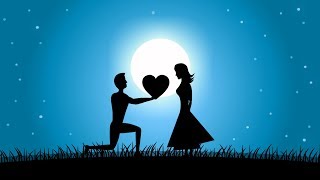 Romantic Animated Love Story  Animated Love Greeting  Whatsapp Love Status Video [upl. by Shornick]