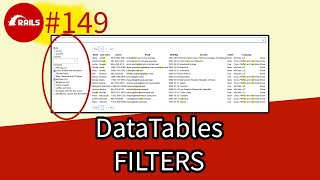 Rails 149 DataTables  Filters Form fields OUTSIDE form Checkboxes radio buttons [upl. by Meador]