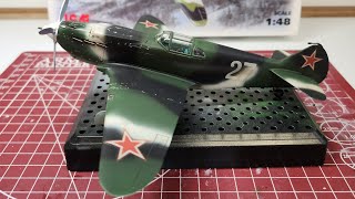 ICM 148 scale LaGG3 after build review [upl. by Amiarom68]